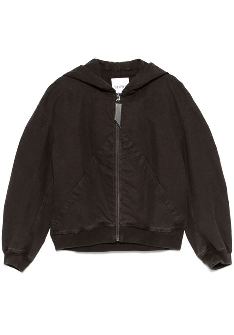 Brown hooded bomber jacket The attico - women